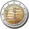 2 Euro Coloured Coin Pope Benedict XVI Vatican 2022