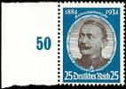 Deutsches Reich 25 Pfg. Kolonialforscher, linkes Randstück, postfrisch, Mi. 120.- -