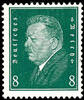 Deutsches Reich 8 Pfennig Reichspräsidenten, grünlicher Gummi, postfrisch, tadellose Erhaltung, Fotobefund Hans-Dieter Schlegel BPP (2024) echt und einwandfrei, normale Zähnung., Mi. 360.- -