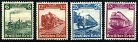 Deutsches Reich 6 Pfennig bis 40 Pfennig 100 Jahre Deutsche Eisenbahn, kompletter Satz mit vier Werten, tadellos postfrisch, unsigniert. Mi. 130.- -