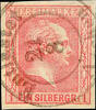   Preußen Ortsstempel  Aachen Entlastet  - K2, zentrisch auf 1 Sgr. Kopfausgabe gegitterter Grund, seltene Entwertung, Marke repariert, gepr. Kas...