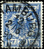 Deutsches Reich Krone 20 Pfg /Adler lebhaftultramarin, tadellos gestempelt, gepr. Zenker BPP, Mi. 90.- -