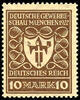 Deutsches Reich  10 Mk. Gewerbeschau dunkelorangebraun, postfrisch, gepr... 55,00 EUR  zzgl. 4,50 EUR Versand