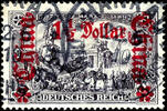 Deutsche Post in China 1 1/2 Dollar auf 3 Mark, gestempelt, sehr frische... 79,00 EUR  zzgl. 4,50 EUR Versand
