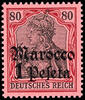 Deutsche Post in Marokko 80 Pfennig Deutsches Reich mit Aufdruck ' Maroc... 17,90 EUR  zzgl. 4,50 EUR Versand