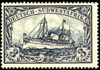 Deutsch-Südwest-Afrika 3 Mark Kaiseryacht, postfrisch, tadellos, geprüft... 95,00 EUR  zzgl. 4,50 EUR Versand