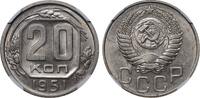 USSR 20 Kopecks 1951 Soviet Union, 20 Kopecks, 1951 year, NGC, MS 62 MS 62 100,00 EUR  zzgl. 10,00 EUR Versand