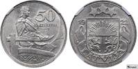 Latvia 50 Santimu 1922 Latvia, 50 Santimu, 1922 year, NGC, MS 61 MS 61 48,00 EUR  zzgl. 10,00 EUR Versand