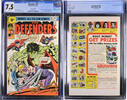 United States CGC Graded Marvel Comics THE DEFENDERS CGC 7.5 #35 -
