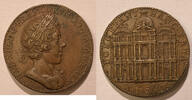 Medaillen, Jetons Médaille Louis XIII, façade du Louvre -