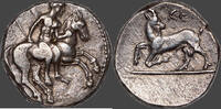 Antike Statère Cilicie Celenderis (410-375 Av. J.C) -