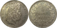Frankreich 5 Francs 1842 Louis-Philippe Ier (1830-1848)  Strasbourg  160,00 EUR  zzgl. 10,00 EUR Versand