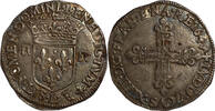 Frankreich 1/4 d'écu 1649 Louis XIV (1643-1715)  Bayonne  190,00 EUR  zzgl. 10,00 EUR Versand