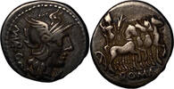 Antike Denier Vargunteia (M. Varg) (130 Av J.C.)  80,00 EUR  zzgl. 10,00 EUR Versand
