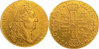 Frankreich Double Louis d'or 1710 Louis XIV (1643-1715)  au soleil Lyon