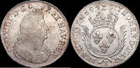Frankreich Ecu Louis XIV (1643-1715) Ecu aux palmes Amiens Réformation -