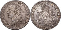 Frankreich Ecu Louis XV (1715-1774) Ecu de Béarn à la vieille tête Pau -