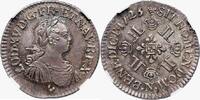 Frankreich Huitième d'écu Louis XV(1715-1774) aux 8L.1725 Montpellier NGC MS64 -