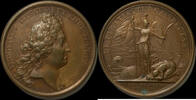 Medaillen, Jetons Louis XIV (1643-1715) Médaille, défaite des corsaires de Tripoli Mauger -
