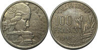 Frankreich 100 Francs Quatrième République (1947-1959) variété chouette -