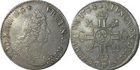 Frankreich Ecu Louis XIV (1643-1715) Ecu aux 8L 2ème type La Rochelle Réf. -