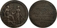 Medaillen, Jetons Médaille Compagnie universelle du canal maritime de Suez par Roty Argent -
