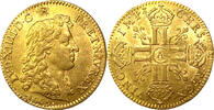 Frankreich Louis XIV (1643-1715)   Paris Louis d or à la tête nue 1669 