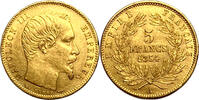 Frankreich 5 francs 1854 Second Empire Napoléon III (1852-1870)  or 'pet... 380,00 EUR  zzgl. 10,00 EUR Versand