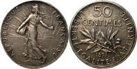 Frankreich 50 centimes 1897 Troisième République (1871-1940)  semeuse Fl... 250,00 EUR  zzgl. 10,00 EUR Versand