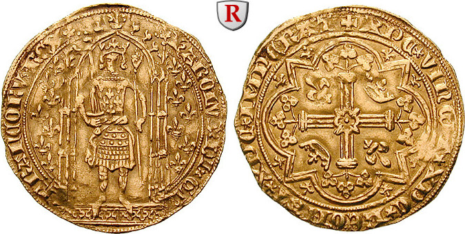 France Charles V - Franc A Pied Or - 1365, Or, - Suffren Numismatique