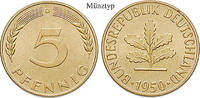 Klein- und Kursmünzen 5 Pfennig 5 Pfennig 1967, G, Fe/Tom.platt. J.382.