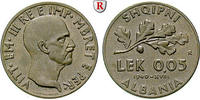 Albanien 0,05 Lek Vittorio Emanuele III., 1939-1943