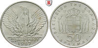 Griechenland 50 Drachmai Konstantin II., 1964-1973
