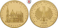 Gedenkprägungen 100 Euro 100 Euro 2012, nach unserer Wahl, D-J. Dom zu Aachen (ABBILDUNG MÜNZTYP). Gold. 15,55 g fein. mit Zertifikat und Etui., Gold, 15 -