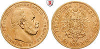 Preussen 10 Mark Wilhelm I., 1861-1888, 10 Mark 1877, B. Gold. J.245.