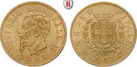 Italien 10 Lire Königreich, Vittorio Emanuele II., 1861-1878, Gold, 3,2258 g -
