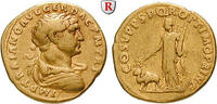 Aureus 103-111 Traianus, 98-117, Gold, 6,86 g ss+/ss