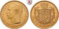 Dänemark 20 Kroner Frederik VIII., 1906-1912, Gold, 8,96 g -