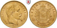 Frankreich 20 Francs Napoleon III., 1852-1870, Gold, 6,45 g -