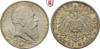 Baden 2 Mark Friedrich I., 1852-1907, 2 Mark 1902, G. Regierungsjubiläum. J. 30. -