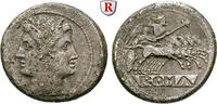 Didrachme (Quadrigatus) Romano-kampanische Prägungen -