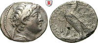 Syrien Tetradrachme Königreich der Seleukiden, Demetrios II., 2. Regierung, 129-125 v.Chr. -