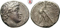 Syrien Tetradrachme Königreich der Seleukiden, Demetrios II., 2. Regierung, 129-125 v.Chr. -