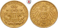 Hamburg 20 Mark 20 Mark 1893, J. Gold. J. 212. -