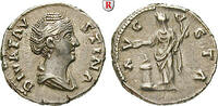  Denar nach 141 Faustina I., Frau des Antoninus Pius, +141 vz / ss-vz 140,00 EUR  zzgl. 6,50 EUR Versand