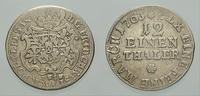 Sachsen-Albertinische Linie 1/12 Taler Friedrich Christian 1763.