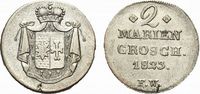 Waldeck 2 Mariengroschen Georg Heinrich 1813-1845.