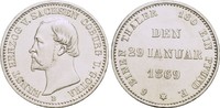 Sachsen-Coburg-Gotha 1/6 Taler Ernst II. 1844-1893.