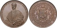 Schwarzenberg-Fürstentum Bronze-Medaille Friedrich 1809-1885, Kardinal, Erzbischof von Prag, Primas von Böhmen.