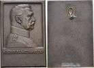 Personenmedaillen Bronze-Plakette Hindenburg, Paul von Beneckendorff und *2.10.1847 Posen, +2.8.1934 Neudeck, Generalfeldmarschall und Reichspräsident. -